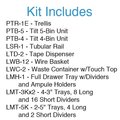 Lakeside Ultimate Preferred Anesthesia Cart Accessory Package PAP-A